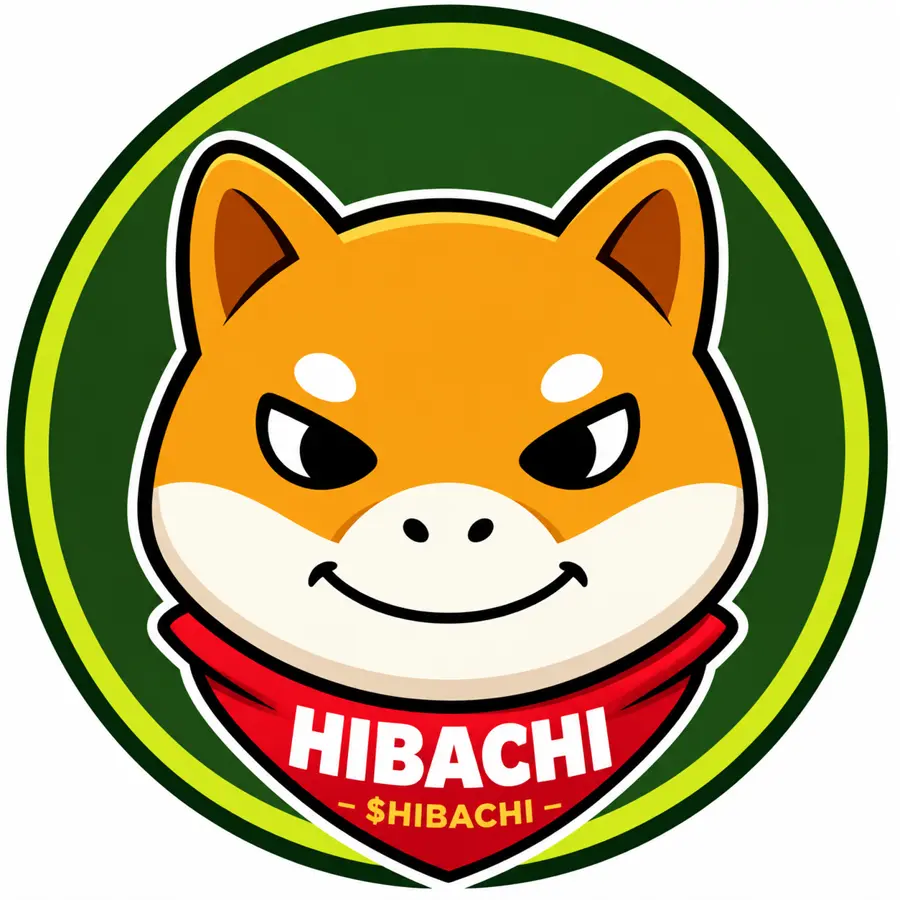 Hibachi, an orange Shiba Inu with a red bandana